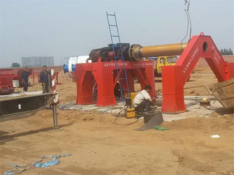 Máquina de tubos de concreto por rolos